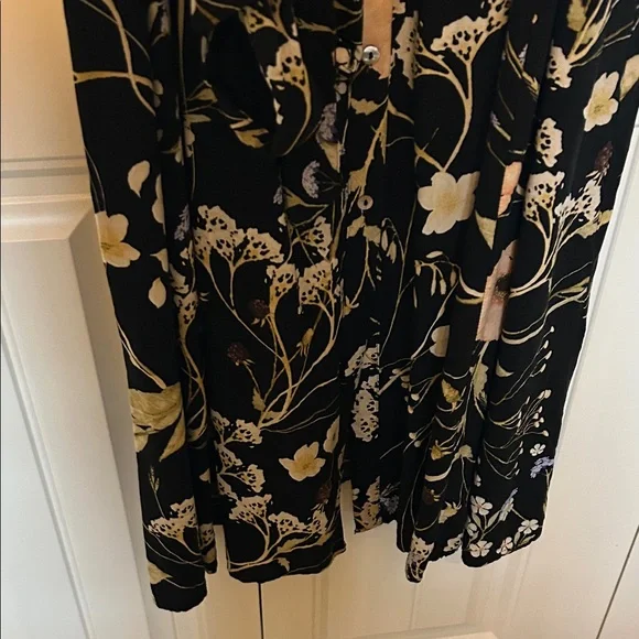 H&M Floral Midi Dress with Pink Accents XXL - Picture 5 of 7